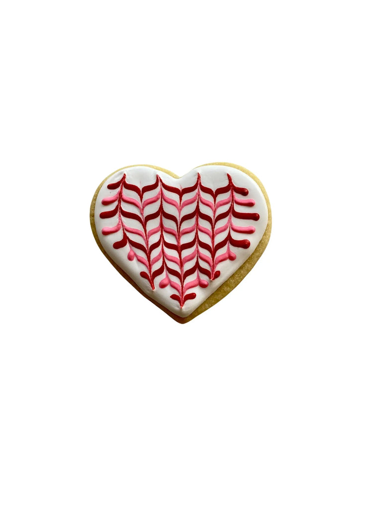 Wave Heart Sugar Cookie Heidi's Heavenly Cookies 